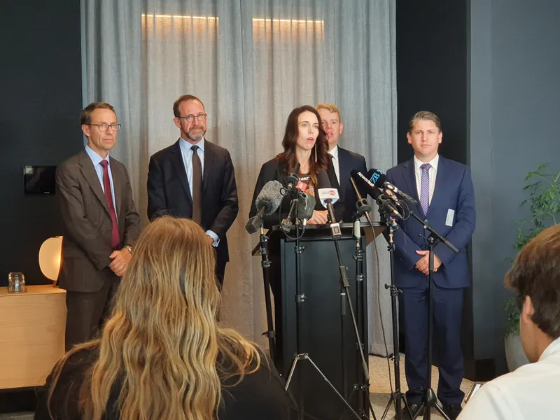 Ardern and ministers