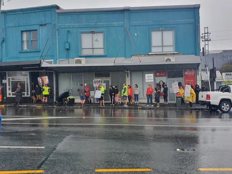 Lockdown protestors