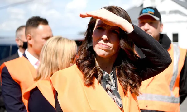 Prime Minister Jacinda Ardern Campaigns In Auckland
