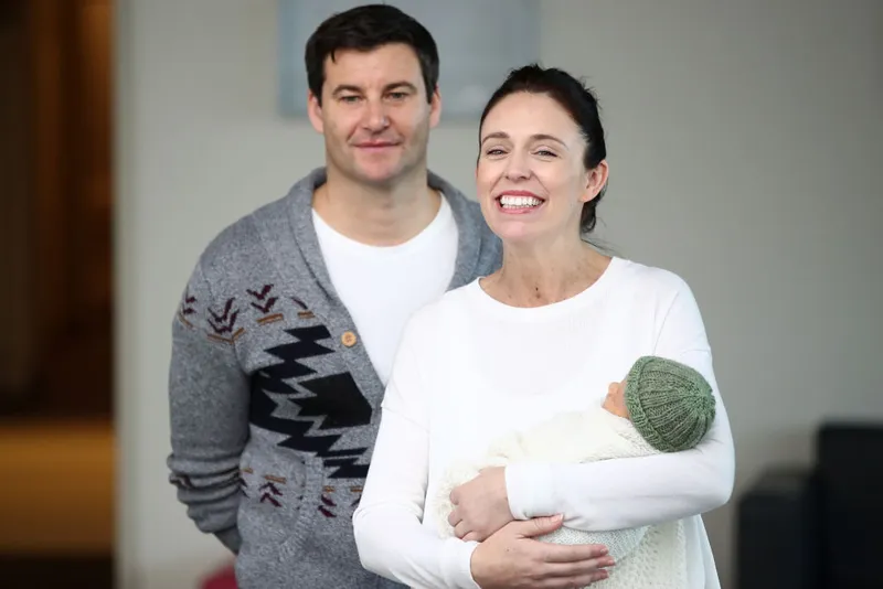 Prime Minister Jacinda Ardern Speaks To The Media After Birth Of Baby Girl