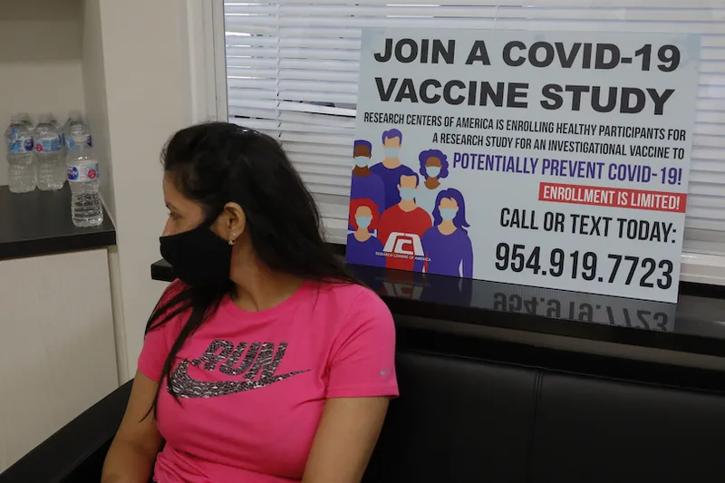Residents Participate In Pfizer Covid-19 Vaccine Clinic Trial