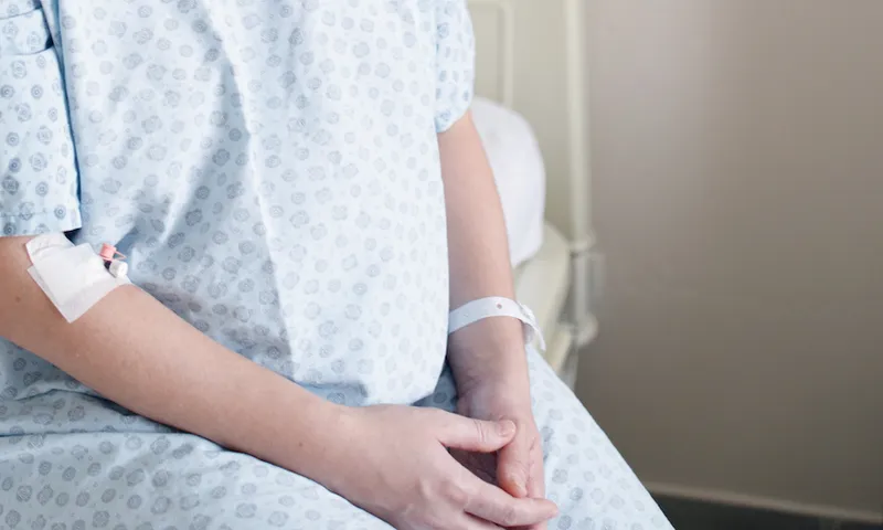 Pregnant woman preparing for delivery