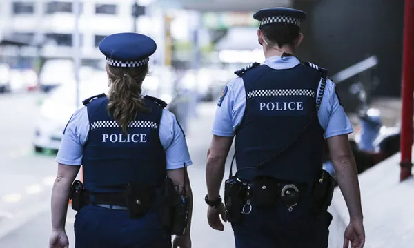 police-officers-on-the-beat-RNZ-Richard-Tindiller-