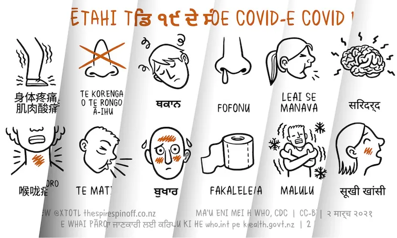 Covid-19 Symptoms translations cover image