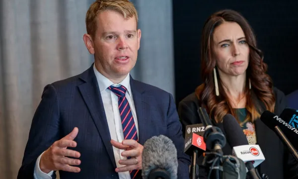 Chris Hipkins Jacinda Ardern getty