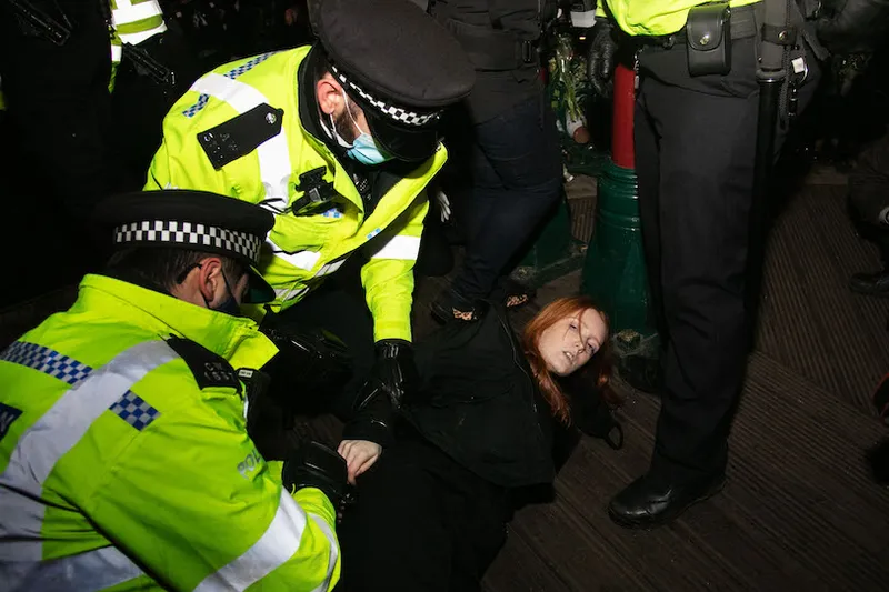 Vigil For Murdered Sarah Everard On Clapham Common London