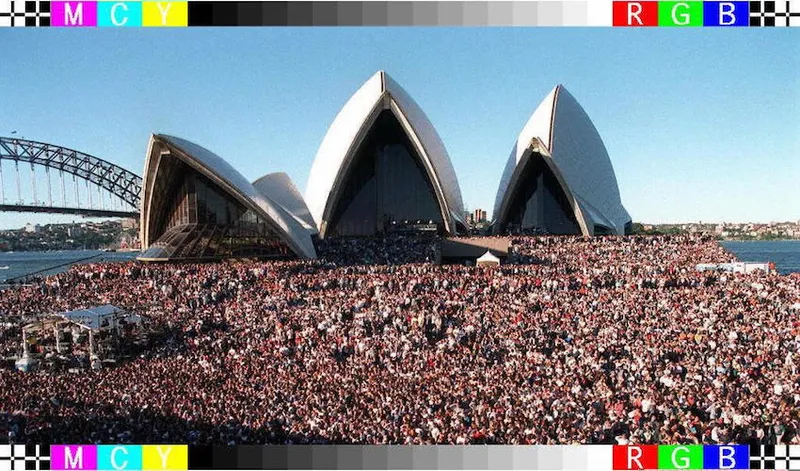 The forecourt of the Sydney Opera House