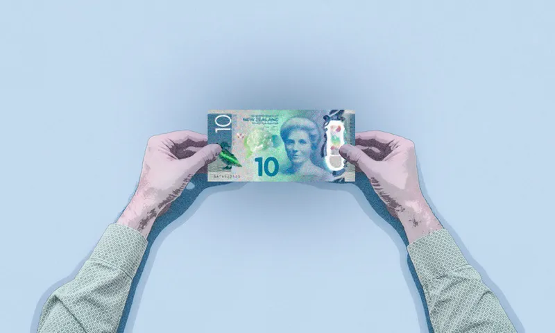 Stretching a banknote
