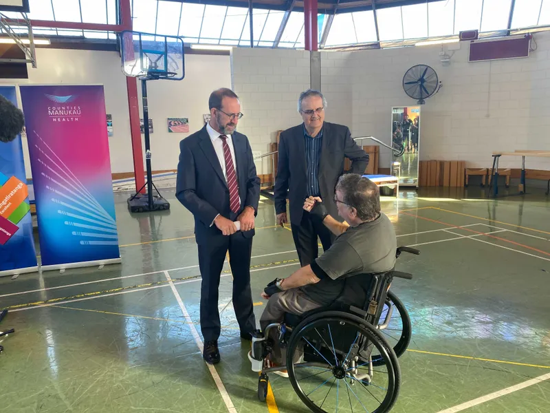 Andrew Little speaking in Otara
