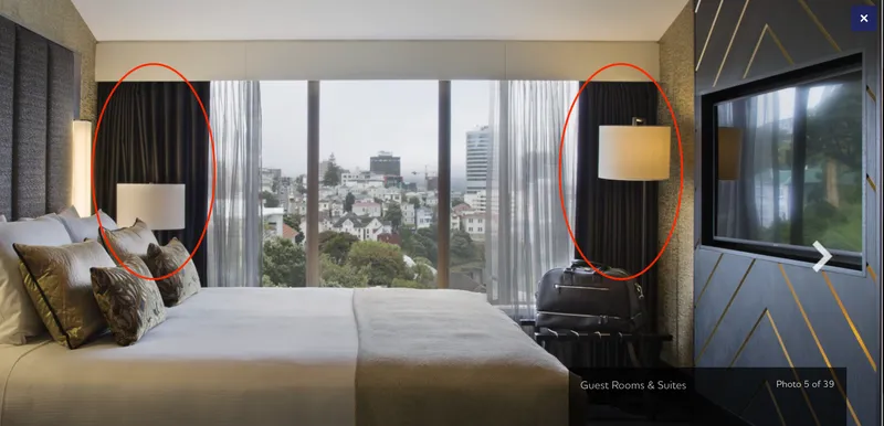 Curtains at the Grand Mercure