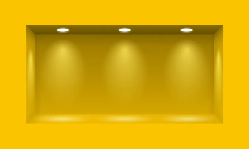 Yellow wall niche