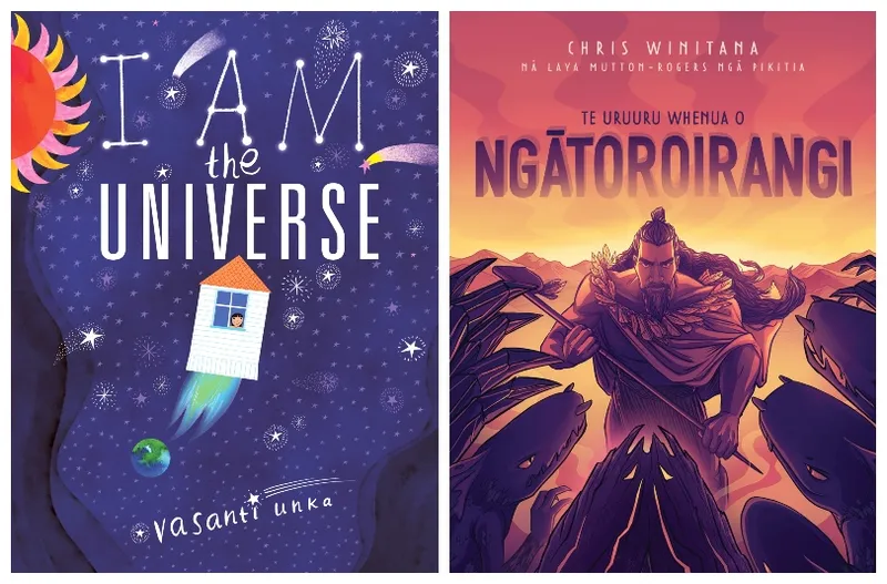 Two children's picture book covers, both beautifully illustrated.