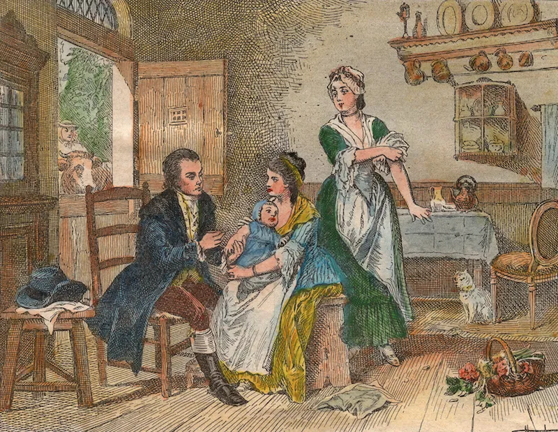 Edward Jenner Inoculates James Phipps