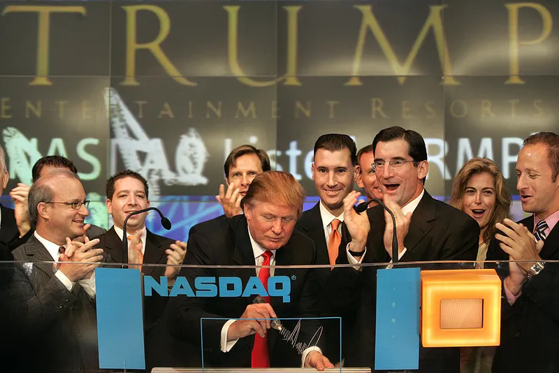 Donald Trump Presides Over NASDAQ Opening