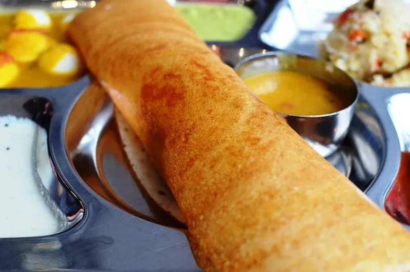 Indian vegetarian food combo