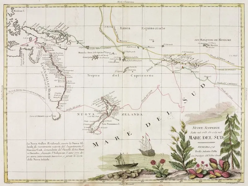 James Cook voyages