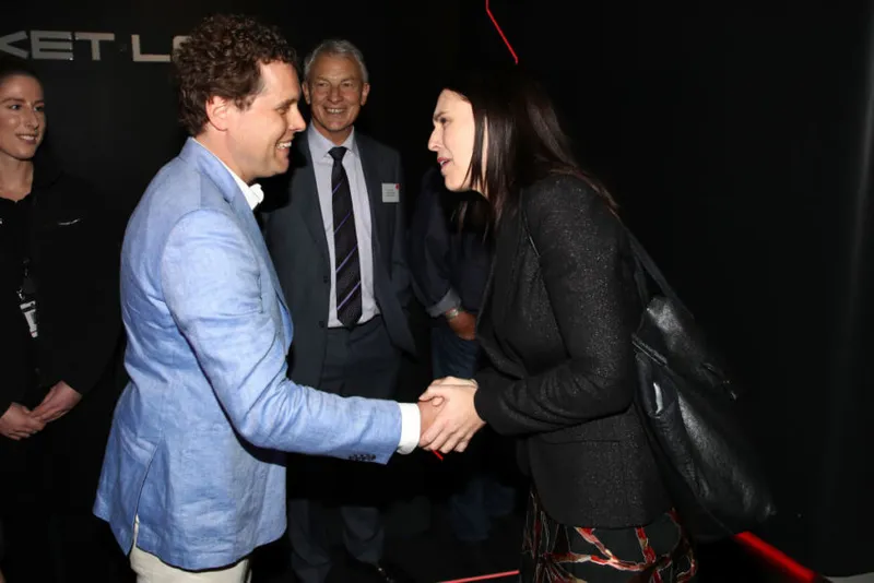 PM Jacinda Ardern Attends Rocket Lab Factory Opening