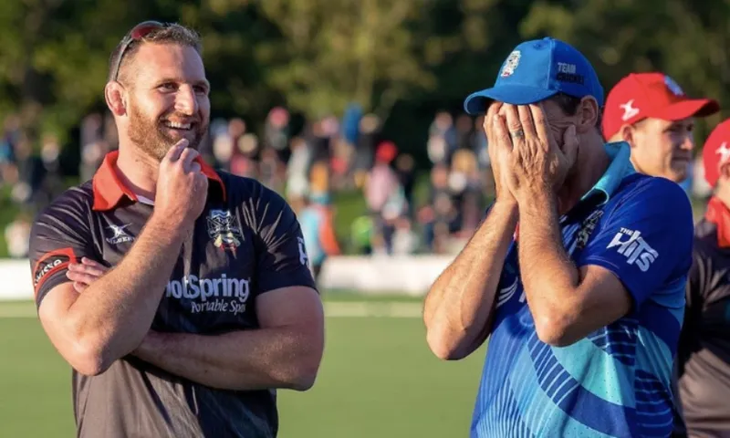 Stephen Fleming Kieran Read T20 black clash via facebook