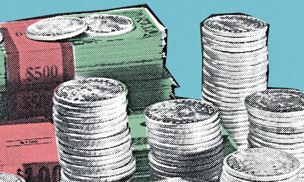 Money pile