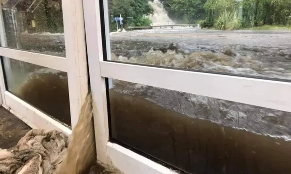 floodwaters milford visitor terminal via facebook emergency management southland