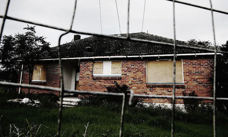 General Scenes Of Taniwha Street In Glen Innes As State Housing Removal Begins