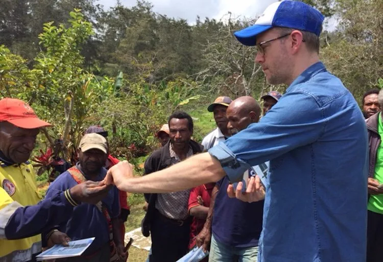 Mike Murphy at Purosa Estate (Image: Josh Griggs)