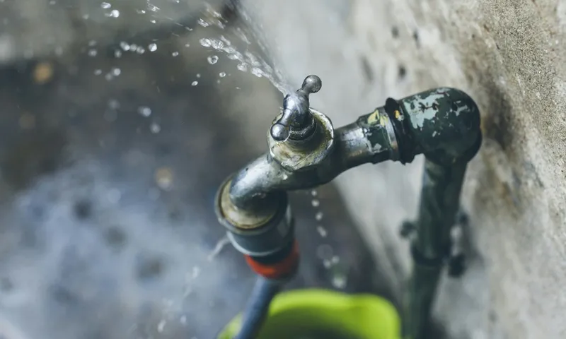 leaking tap water saving getty