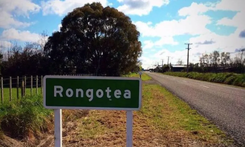 rongotea sign into town credit Amanda Hodge