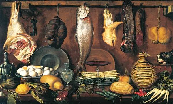 Pantry with fish