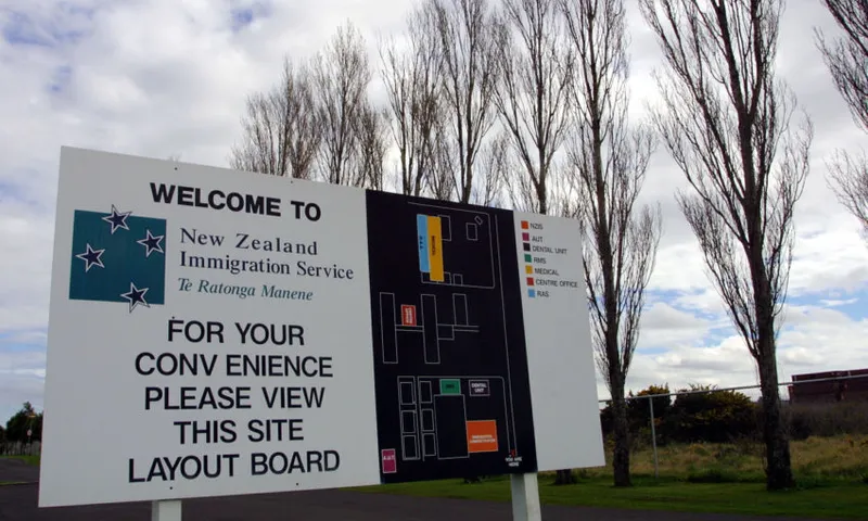 The Mangere refugee centre, part of the New Zealan