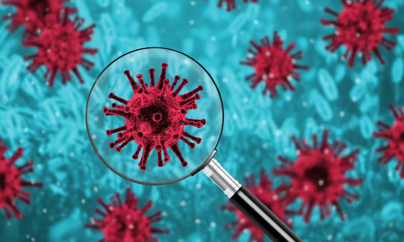 Virus Epidemic Concept, Biotechnology Research Science