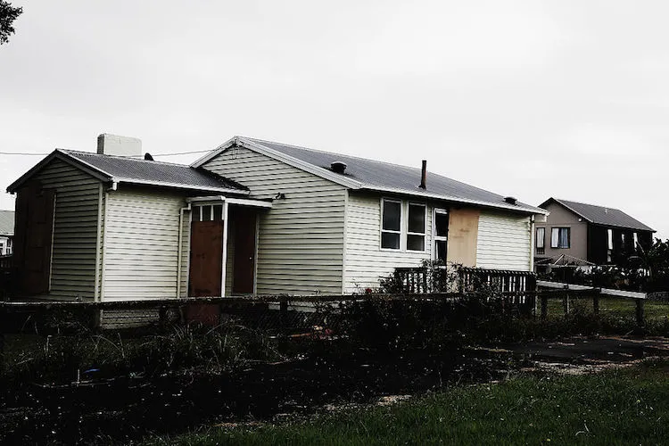 Work started on 2 April to remove 40 state houses earmarked for redevelopment in the area. (Photo by Hannah Peters/Getty Images)
