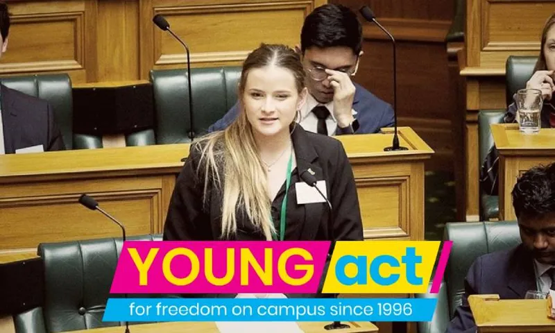 ali gammeter at youth parliament