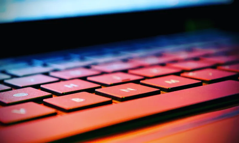 Close-Up Of Computer Keyboard