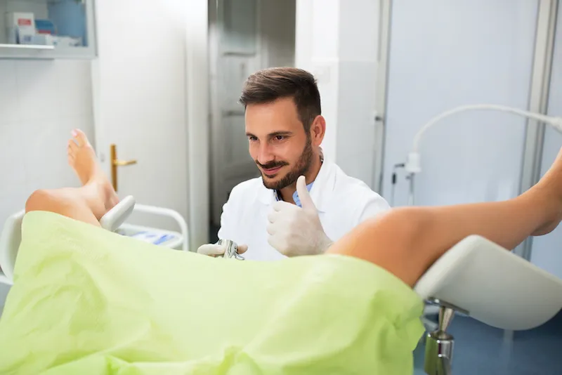 Success gynecologist examination