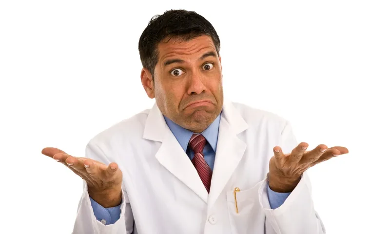 confused doctor stock image getty