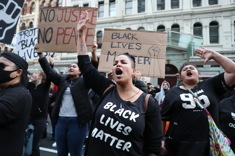 NZEALAND-US-POLITICS-RACE-UNREST