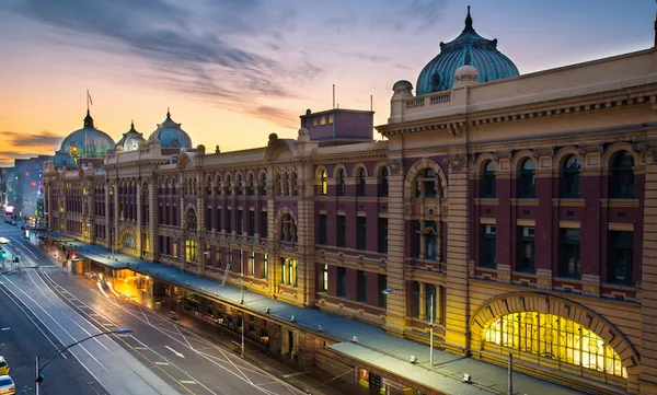 Flinders street station the iconic landmark of Melbourne.