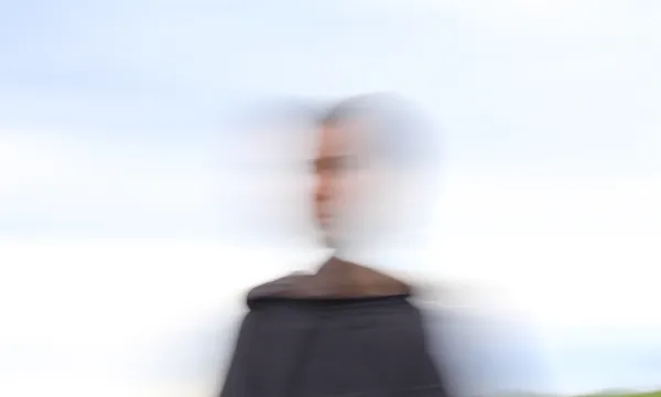 Blurred Motion Of Man Against Sky