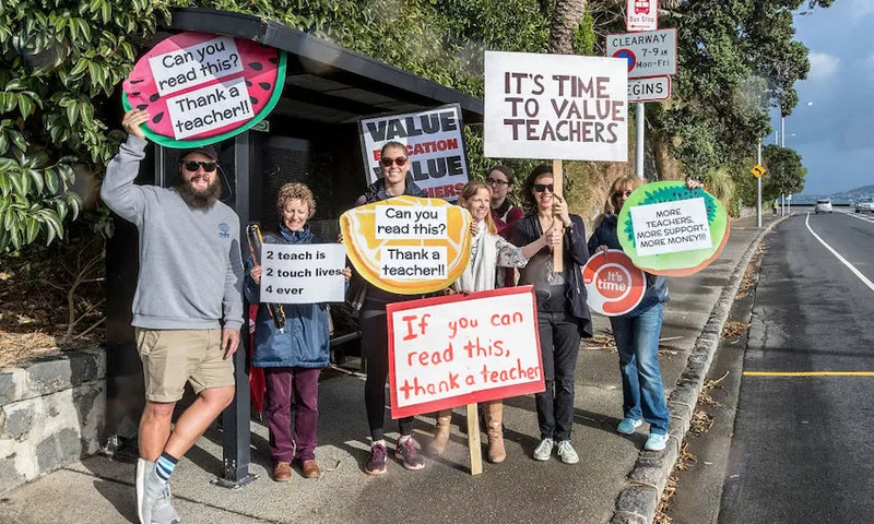 New Zealand Primary School Teachers Go On Strike After Rejecting Government's Pay Rise Offer