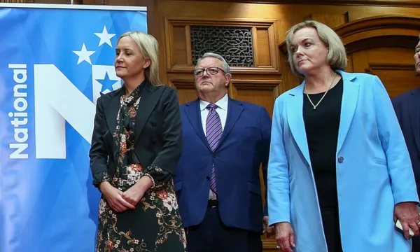Nikki Kaye Gerry Brownlee Judith Collins national getty