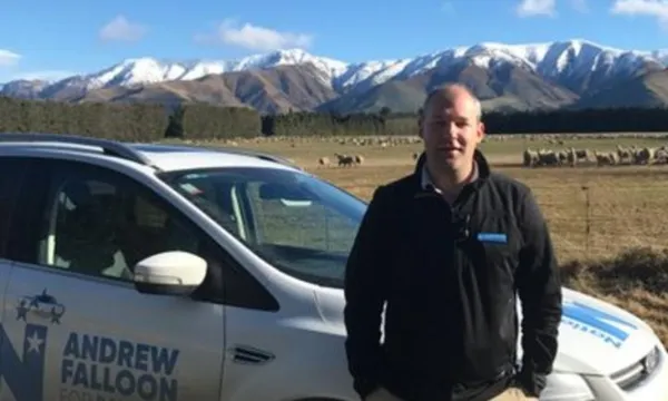 andrew falloon with car file photo