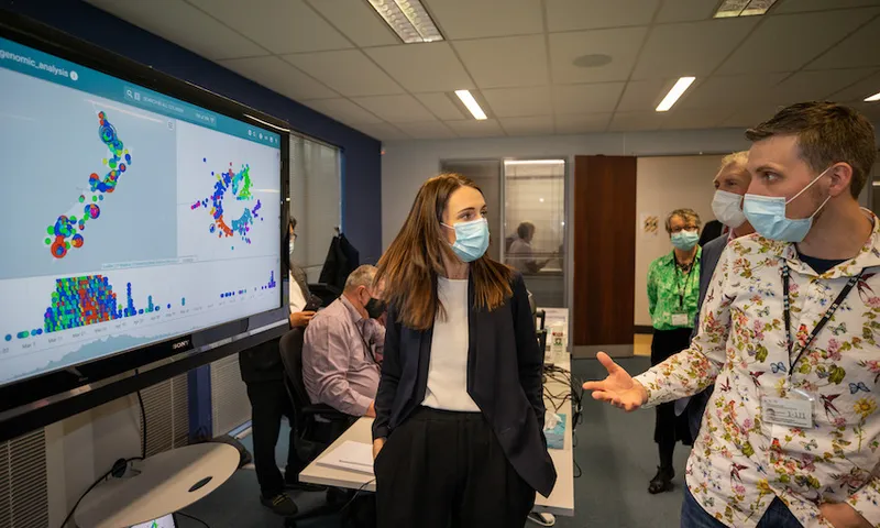 Prime Minister Jacinda Ardern Visits The Institute of Environmental Science and Research (ESR)