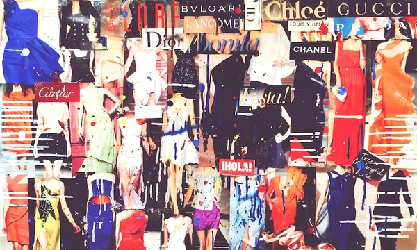 Magazine Cover Of Fashion Model