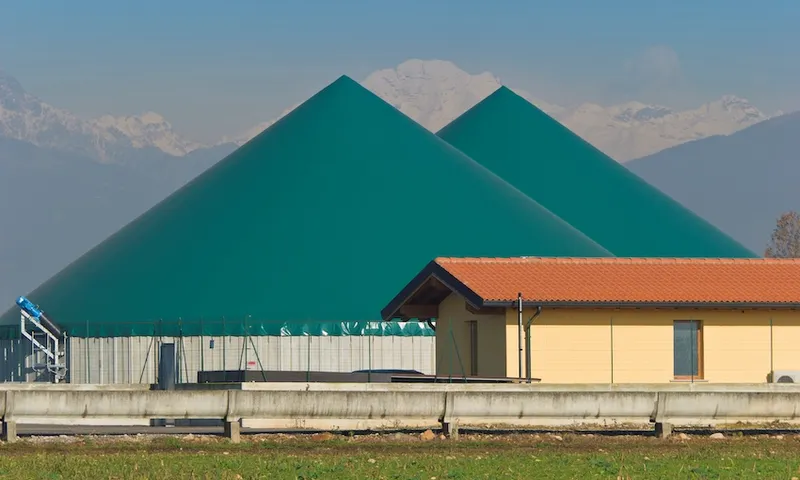 Biogas Power Plant. Corte Nuova. Italy