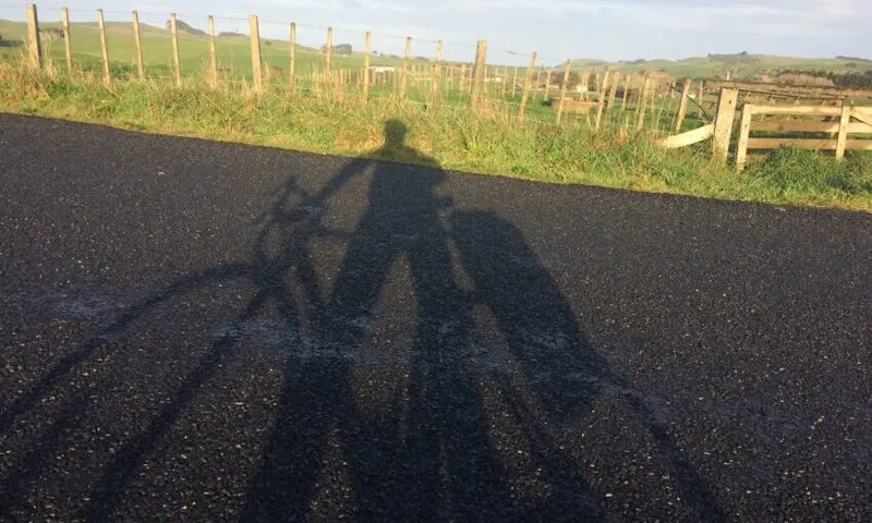 Waikaretu Valley shadow by Nick Atkinson