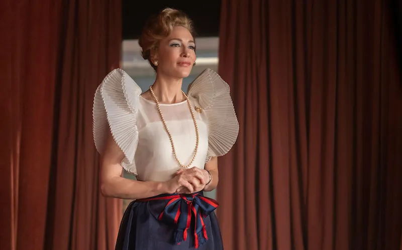 MRS. AMERICA -- "Reagan" --Episode 9 (Airs May 27) Pictured: Cate Blanchett As Phyllis Schlafly. CR: Sabrina Lantos/FX