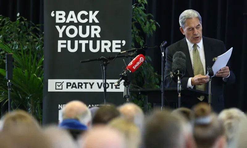 Winston Peters Attends Community Rally Over Future Of Tiwai Point