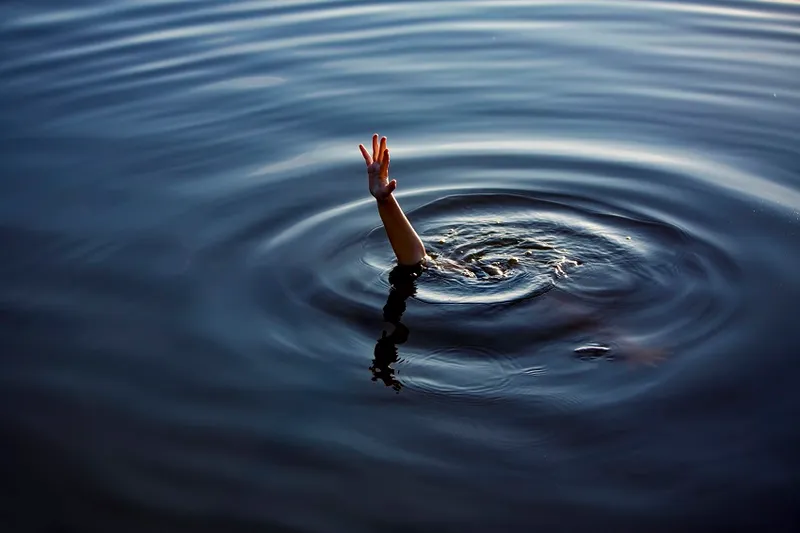 Drowning person