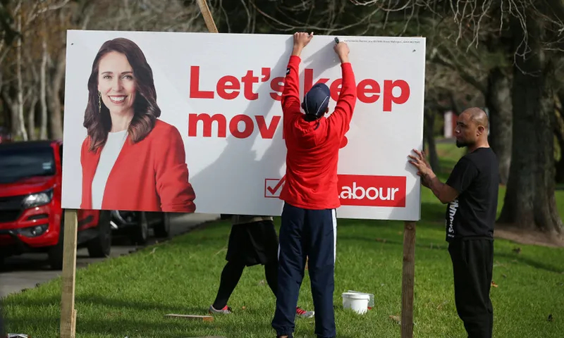 National Leader Judith Collins Unveils New Election Campaign Hoardings